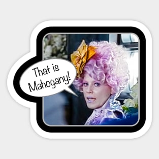 Hunger Games Mahogany Meme Design. Sticker